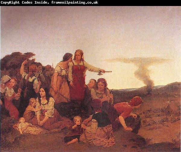 august malmstrom Blenda advises the women of Varend to revenge the pillaging of the Danes